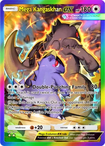 Mega Kangaskhan ex card art (Fantastical Parade)