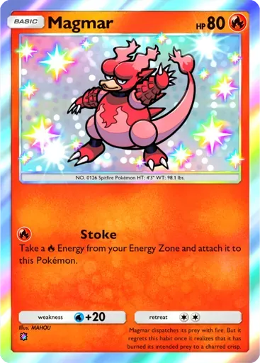 Magmar card art (Fantastical Parade)