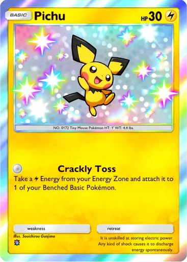 Pichu card art (Fantastical Parade)
