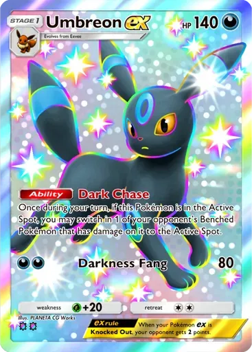 Umbreon ex card art (Fantastical Parade)