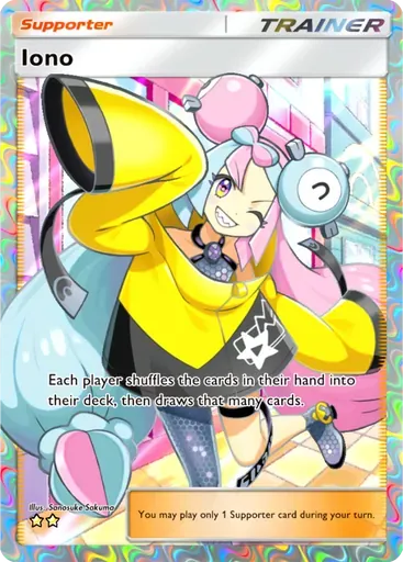 Iono card art (Paldean Wonders)