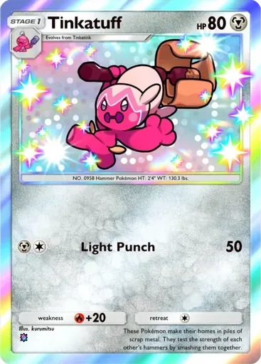 Tinkatuff card art (Paldean Wonders)