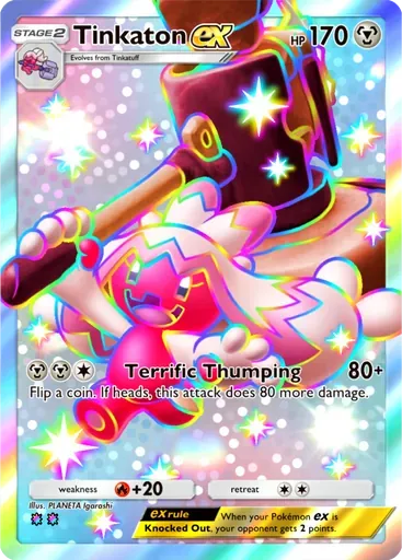 Tinkaton ex card art (Paldean Wonders)