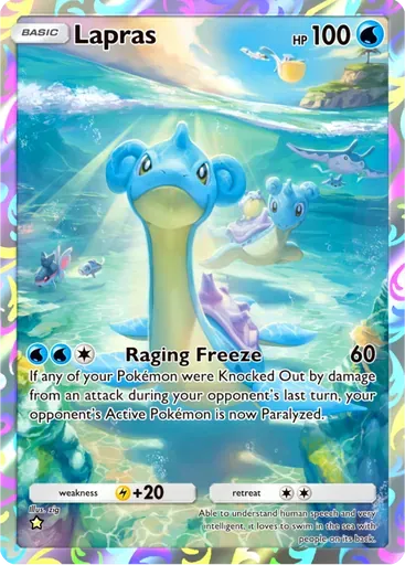 Lapras card art (Mega Shine)