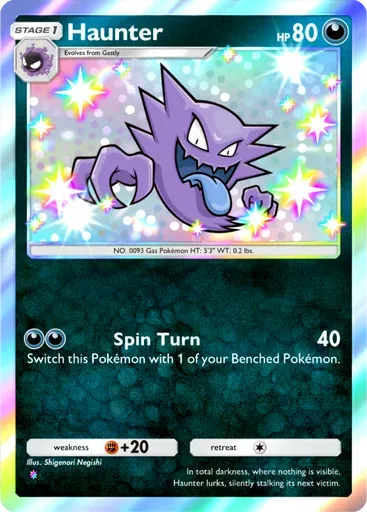 Haunter card art (Mega Shine)
