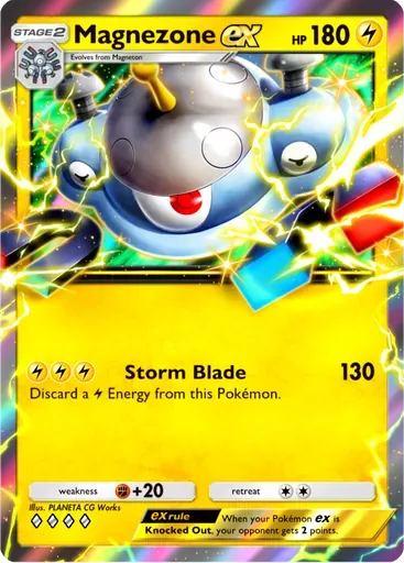 Magnezone ex card art (Pulsing Aura)