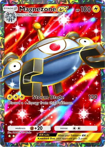 Magnezone ex card art (Pulsing Aura)
