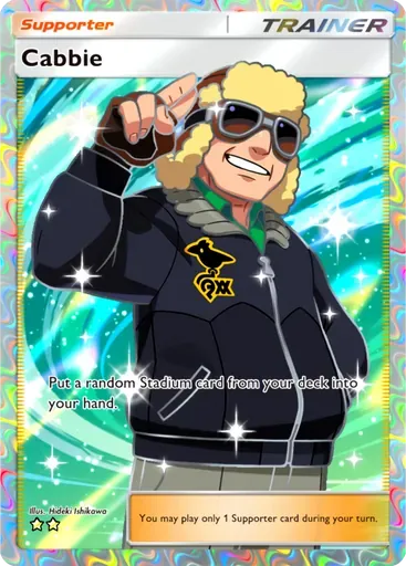 Cabbie card art (Pulsing Aura)