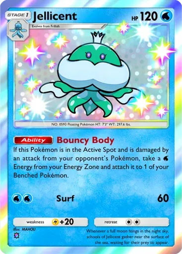 Jellicent card art (Pulsing Aura)
