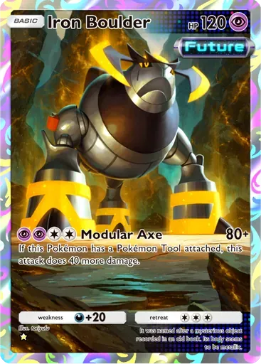 Iron Boulder card art (Paradox Drive)