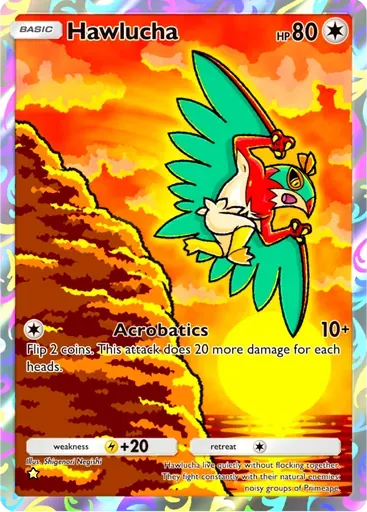 Hawlucha card art (Paradox Drive)