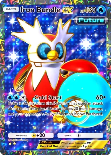 Iron Bundle ex card art (Paradox Drive)