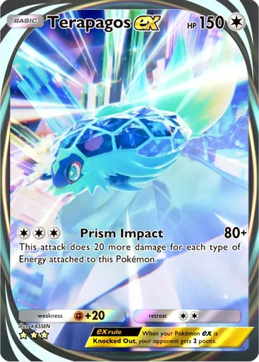 Terapagos ex card art (Paradox Drive)