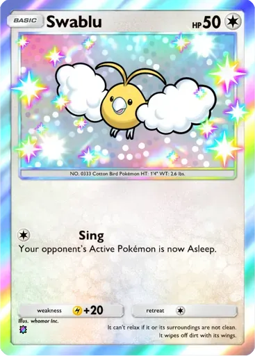 Swablu card art (Paradox Drive)