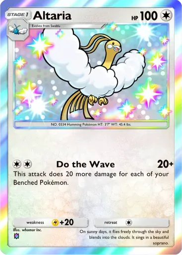 Altaria card art (Paradox Drive)