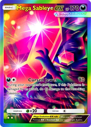 Mega Sableye ex card art (Everyday Wonders)