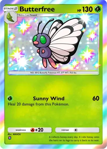 Butterfree card art (Everyday Wonders)