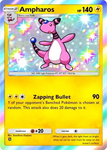 Ampharos card art (Everyday Wonders)