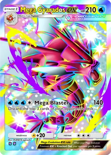 Mega Gyarados ex card art (Everyday Wonders)