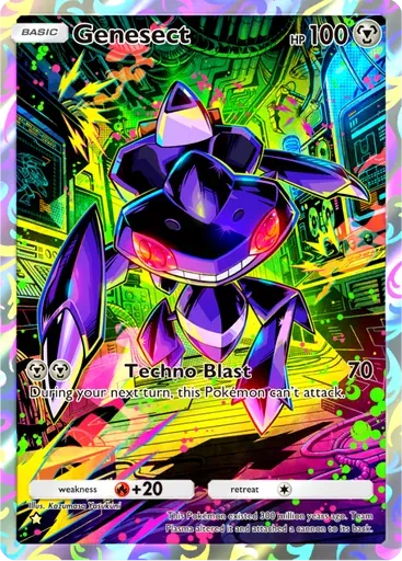 Genesect card art (Ruler of the Skies)