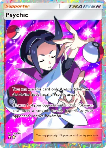 Psychic card art (Ruler of the Skies)