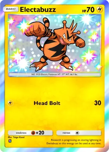 Electabuzz card art (Ruler of the Skies)