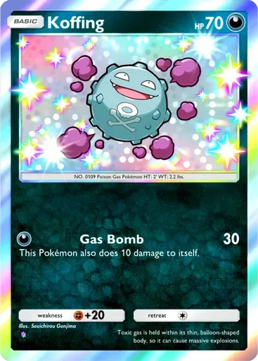 Koffing card art (Ruler of the Skies)