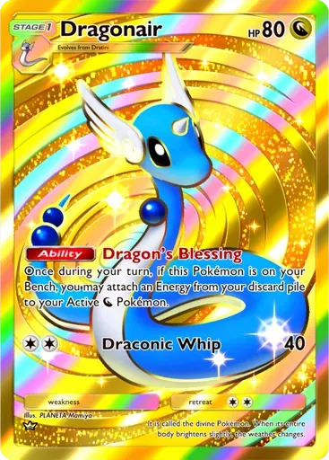 Dragonair card art (Ruler of the Skies)
