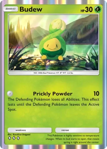 Budew card art (Deluxe Pack: Mega)