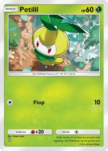 Petilil card art (Deluxe Pack: Mega)