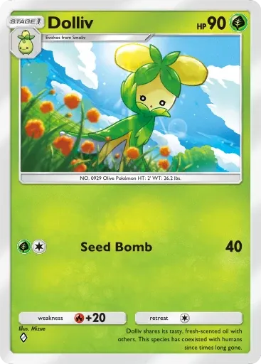 Dolliv card art (Deluxe Pack: Mega)