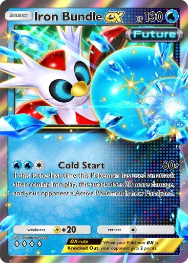 Iron Bundle ex card art (Deluxe Pack: Mega)