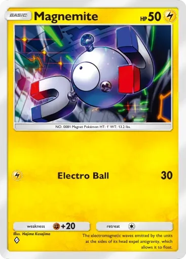 Magnemite card art (Deluxe Pack: Mega)