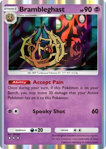 Brambleghast card art (Deluxe Pack: Mega)