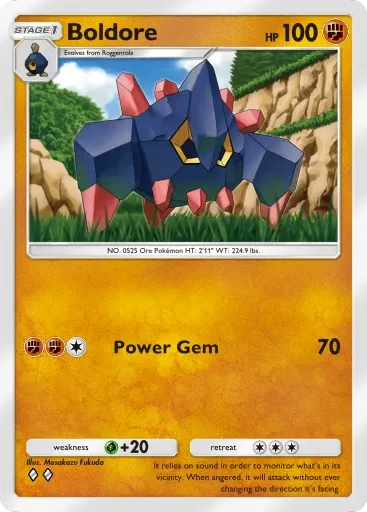 Boldore card art (Deluxe Pack: Mega)