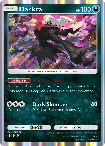 Darkrai card art (Deluxe Pack: Mega)