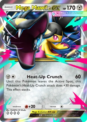 Mega Mawile ex card art (Deluxe Pack: Mega)