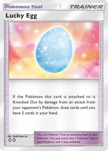 Lucky Egg card art (Deluxe Pack: Mega)