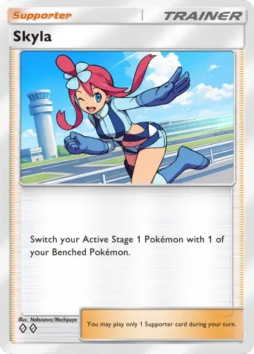 Skyla card art (Deluxe Pack: Mega)