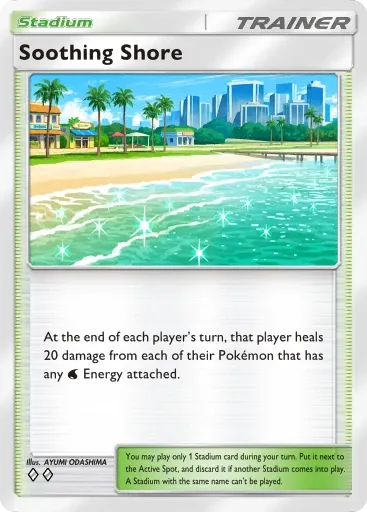 Soothing Shore card art (Deluxe Pack: Mega)