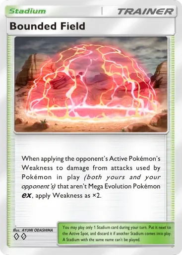 Bounded Field card art (Deluxe Pack: Mega)