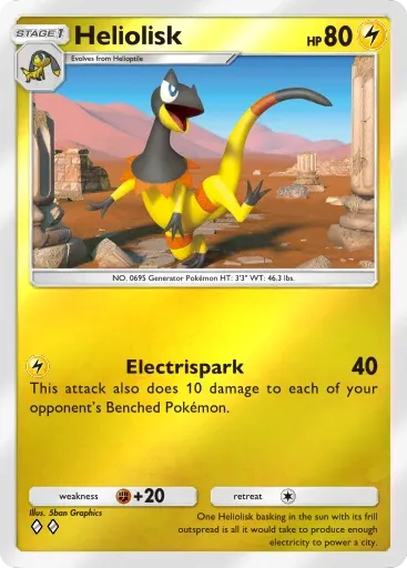 Heliolisk card art (Deluxe Pack: Mega)