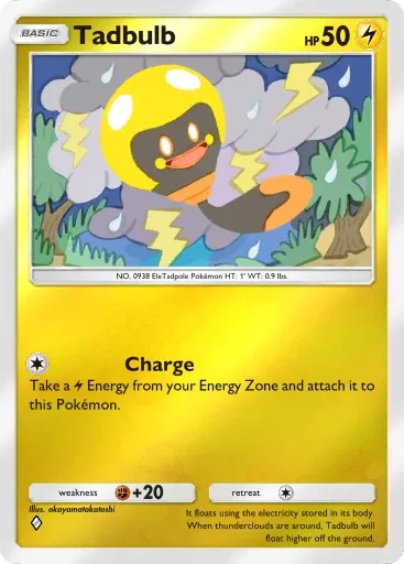 Tadbulb card art (Deluxe Pack: Mega)