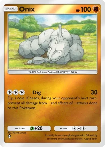 Onix card art (Deluxe Pack: Mega)