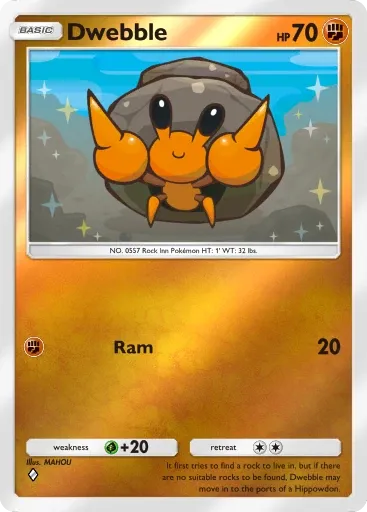 Dwebble card art (Deluxe Pack: Mega)