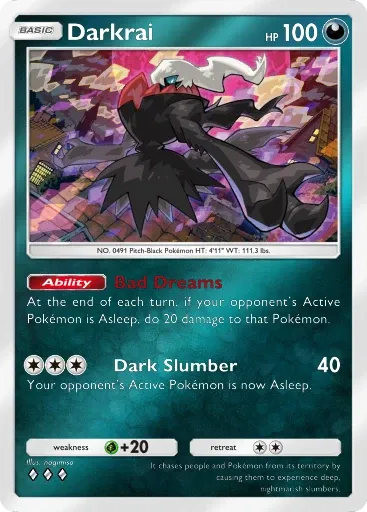 Darkrai card art (Deluxe Pack: Mega)