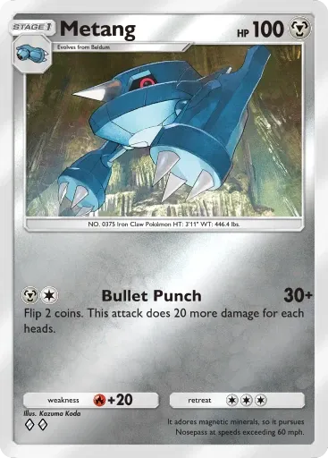 Metang card art (Deluxe Pack: Mega)