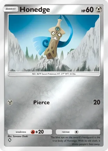 Honedge card art (Deluxe Pack: Mega)