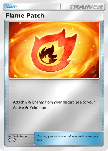 Flame Patch card art (Deluxe Pack: Mega)