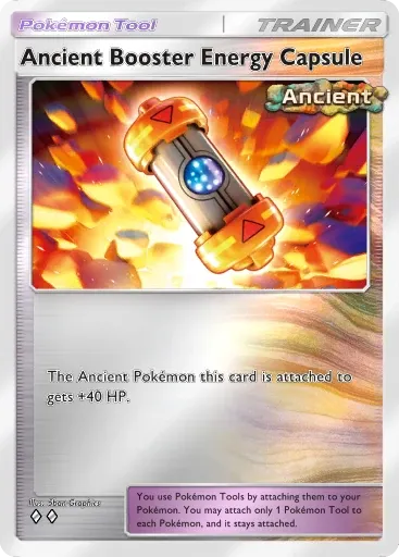 Ancient Booster Energy Capsule card art (Deluxe Pack: Mega)